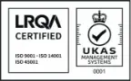 LRQA and UKAS Certified Badge