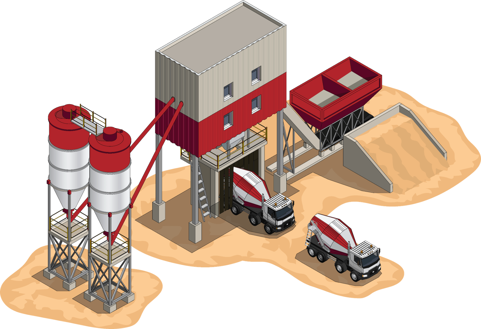 Construction graphic image illustration.
